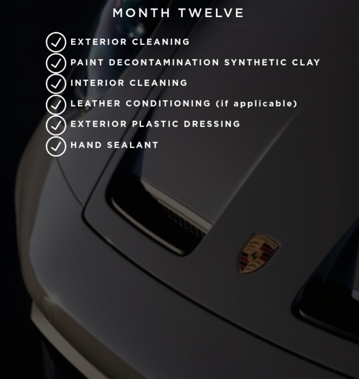 HOT BODY MAINTENANCE PROGRAM